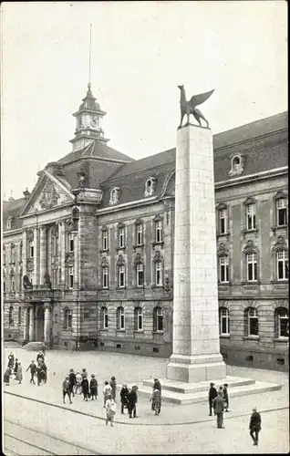 Ak Karlsruhe in Baden, 109 er Denkmal, Gebäude