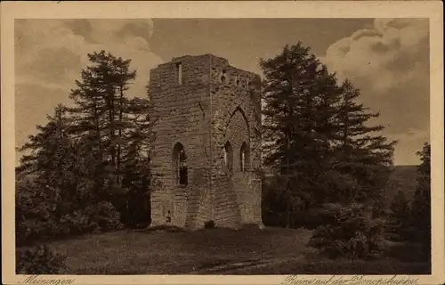 Ak Meiningen in Thüringen, Ruine Donopskuppe