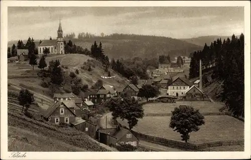 Ak Scheibe Alsbach Neuhaus am Rennweg Thüringen, Gesamtansicht