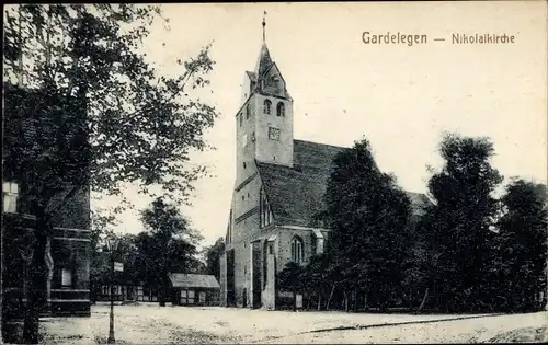 Ak Gardelegen in der Altmark, Nikolaikirche