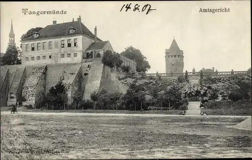 Ak Tangermünde an der Elbe, Amtsgericht