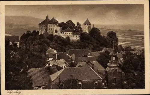 Ak Elgersburg in Thüringen, Panorama, Schloss