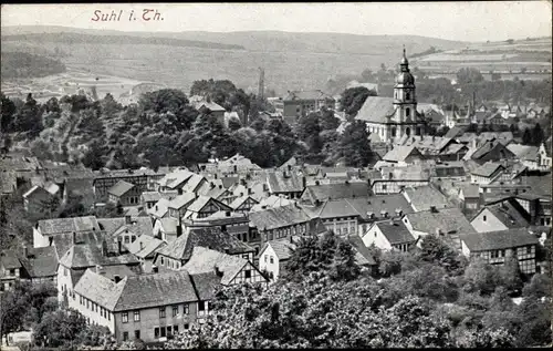 Ak Suhl Thüringen, Panorama