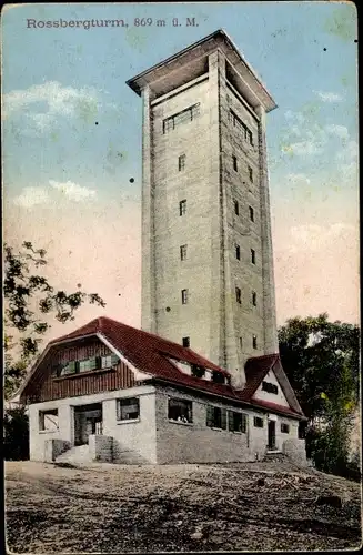 Ak Reutlingen in Württemberg, Rossbergturm