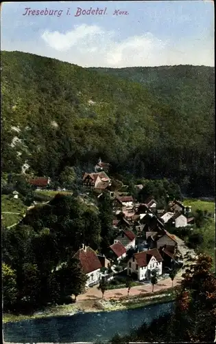 Ak Treseburg Thale im Harz, Bodetal