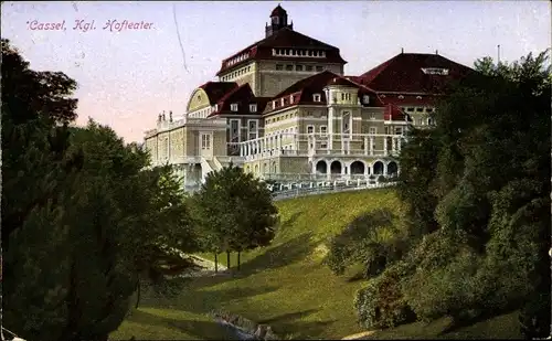 Ak Kassel in Hessen, Königliches Hoftheater