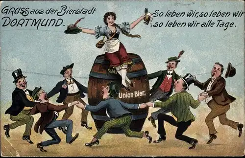 Ak Dortmund im Ruhrgebiet, Union Bier