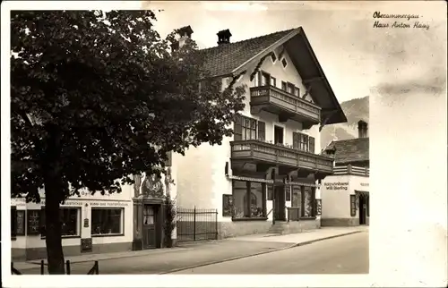 Ak Oberammergau in Oberbayern, Haus Anton Haag