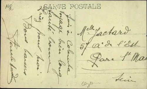 Ak Colombo Ceylon Sri Lanka, Promenade