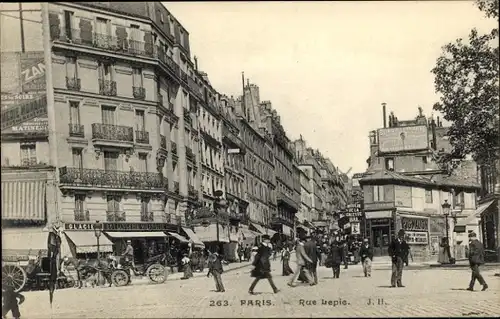 Ak Paris XVIII. Montmartre, Rue Lepie