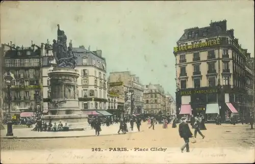 Ak Paris XVIII. Montmartre, Place Clichy