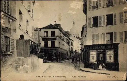 Ak Paris XVIII. Montmartre, Rue Norvins