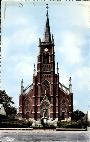 Ak Saint Just en Chaussée Oise, l'Eglise