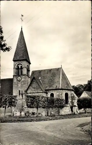 Ak Warluis Oise, l'Eglise