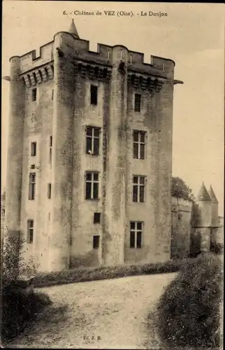 Ak Vez Oise, Chateau, Le Donjon