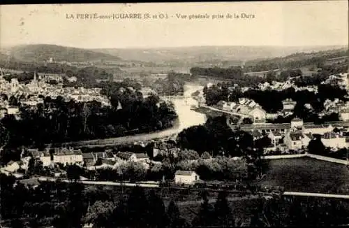 Ak La Ferté sous Jouarre Seine et Marne, Vue generale prise de la Duys