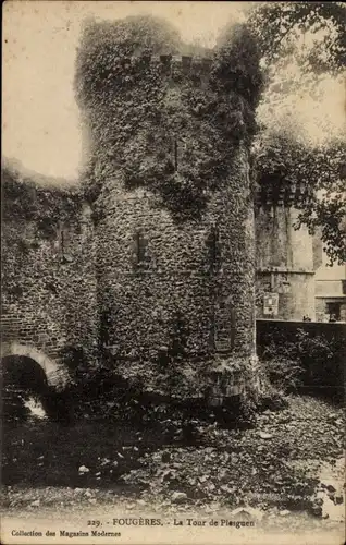 Ak Fougères Ille et Vilaine, La Tour de Plesguen