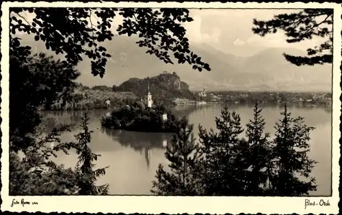 Ak Bled Veldes Slowenien, Blejski Otok, Insel