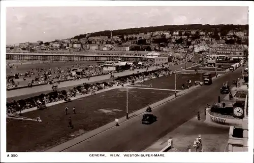 Ak Weston super Mare North Somerset England, General view
