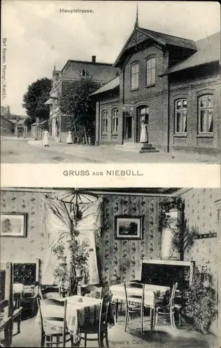 Ak Niebüll in Nordfriesland, Hauptstraße, Hotel