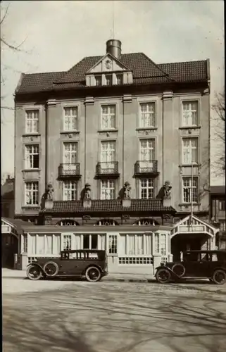 Ak Hamburg Wandsbek, Eisenbahn Hotel