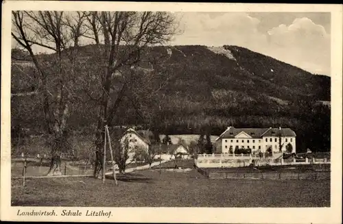 Ak Litzlhof Lendorf im Drautal Kärnten, Landwirtschaftliche Schule Litzlhof