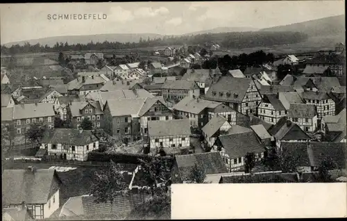 Ak Schmiedefeld am Rennsteig Suhl Thüringen, Panorama