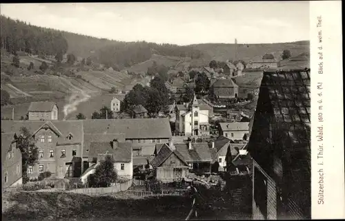 Ak Stützerbach Ilmenau Thüringer Wald, Teilansicht