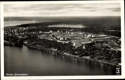 Ak Himmelpfort Fürstenberg Havel, Kloster, Panorama, Fliegeraufnahme