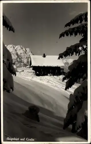 Ak Grabs Kanton St. Gallen, Skihütte, Winter