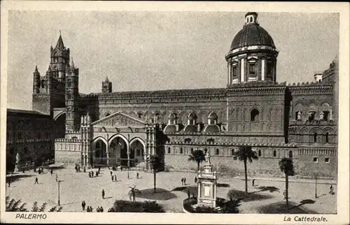 Ak Palermo Sizilien Sicilia Italien, Kathedrale