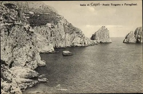 Ak Capri Neapel Campania, Punta tragara e Faraglioni
