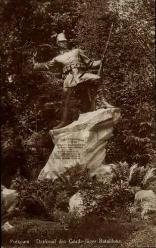 Ak Potsdam in Brandenburg, Denkmal des Garde-Jägerbataillons