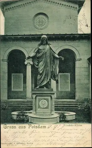 Ak Potsdam in Brandenburg, Friedenskirche