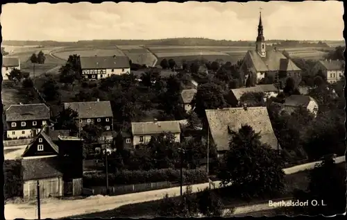 Ak Berthelsdorf Herrnhut in Sachsen, Panorama