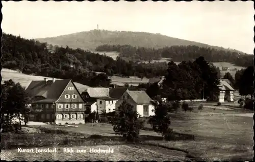 Ak Jonsdorf in Sachsen, Blick zum Hochwald