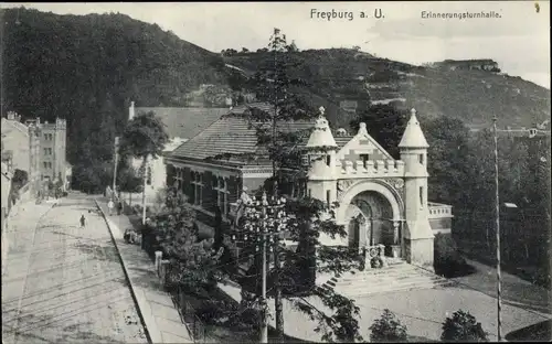 Ak Freyburg an der Unstrut, Erinnerungsturnhalle