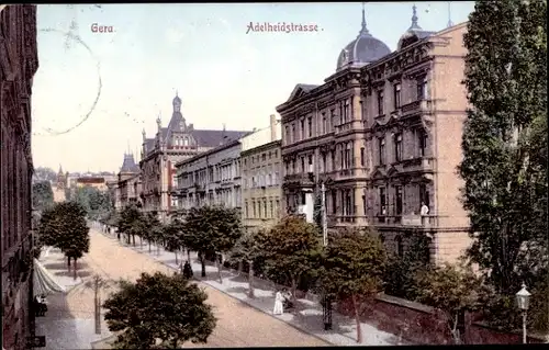 Ak Gera in Thüringen, Adelheidstraße