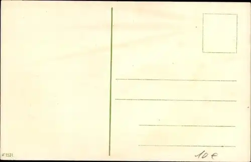 Künstler Ak Offizier in Uniform, Parade, Pferd, Karikatur