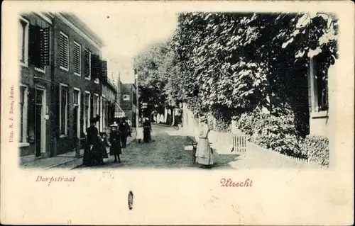 Ak Utrecht Niederlande, Dorpstraat