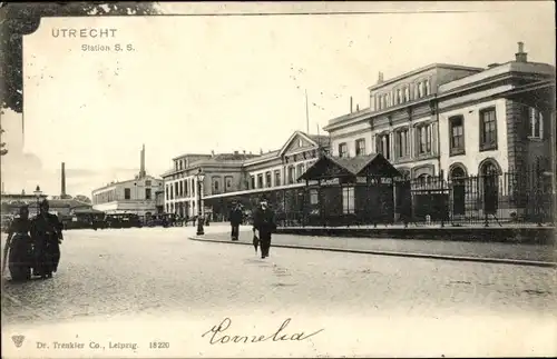 Ak Utrecht Niederlande, Station SS