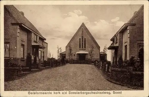 Ak Soest Utrecht Niederlande, Geref. Kirche