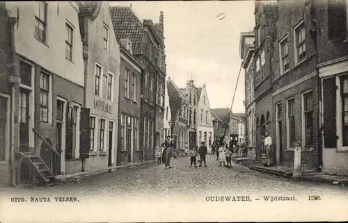 Ak Oudewater Utrecht Niederlande, Wijdstraat