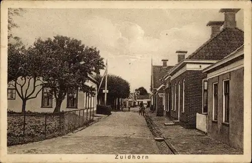 Ak Zuidhorn Groningen Niederlande, Straße