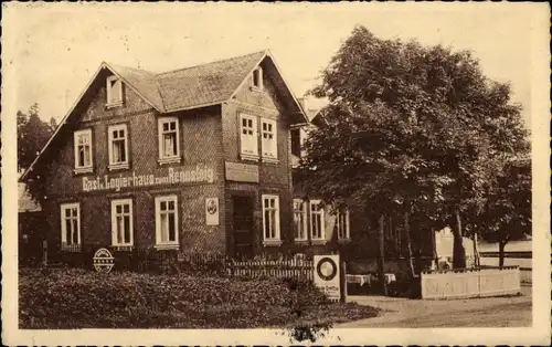 Ak Schmiedefeld am Rennsteig Suhl, Gasthaus zum Rennsteig