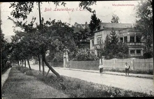 Ak Bad Leutenberg, Kinder, Wurzbacherstrasse