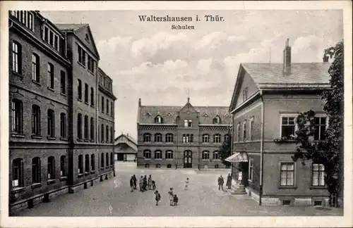 Ak Waltershausen in Thüringen, Schulen