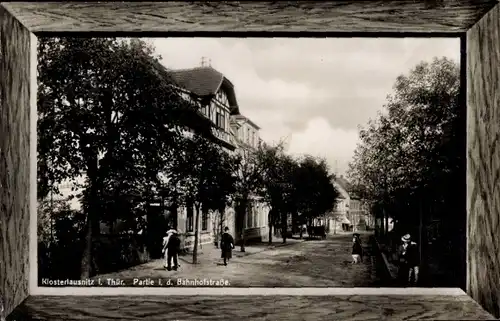 Präge Passepartout Ak Bad Klosterlausnitz Thüringen, Bahnhofstraße, Konditorei 