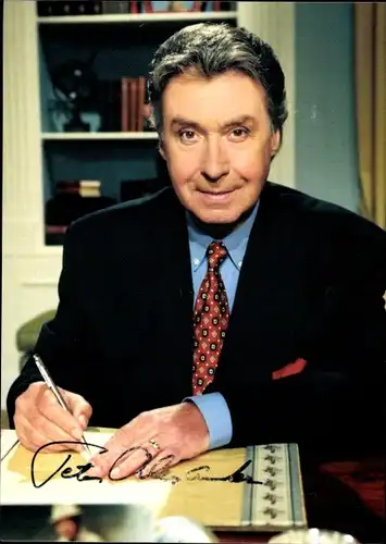 Ak Schauspieler Peter Alexander, Portrait, Autogramm, Sänger