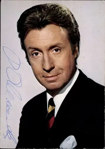 Ak Schauspieler Peter Alexander, Portrait, Autogramm